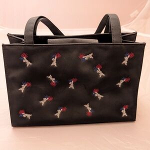 Tianni Vintage - Paris Eiffel Tower Black Shoulder Bag